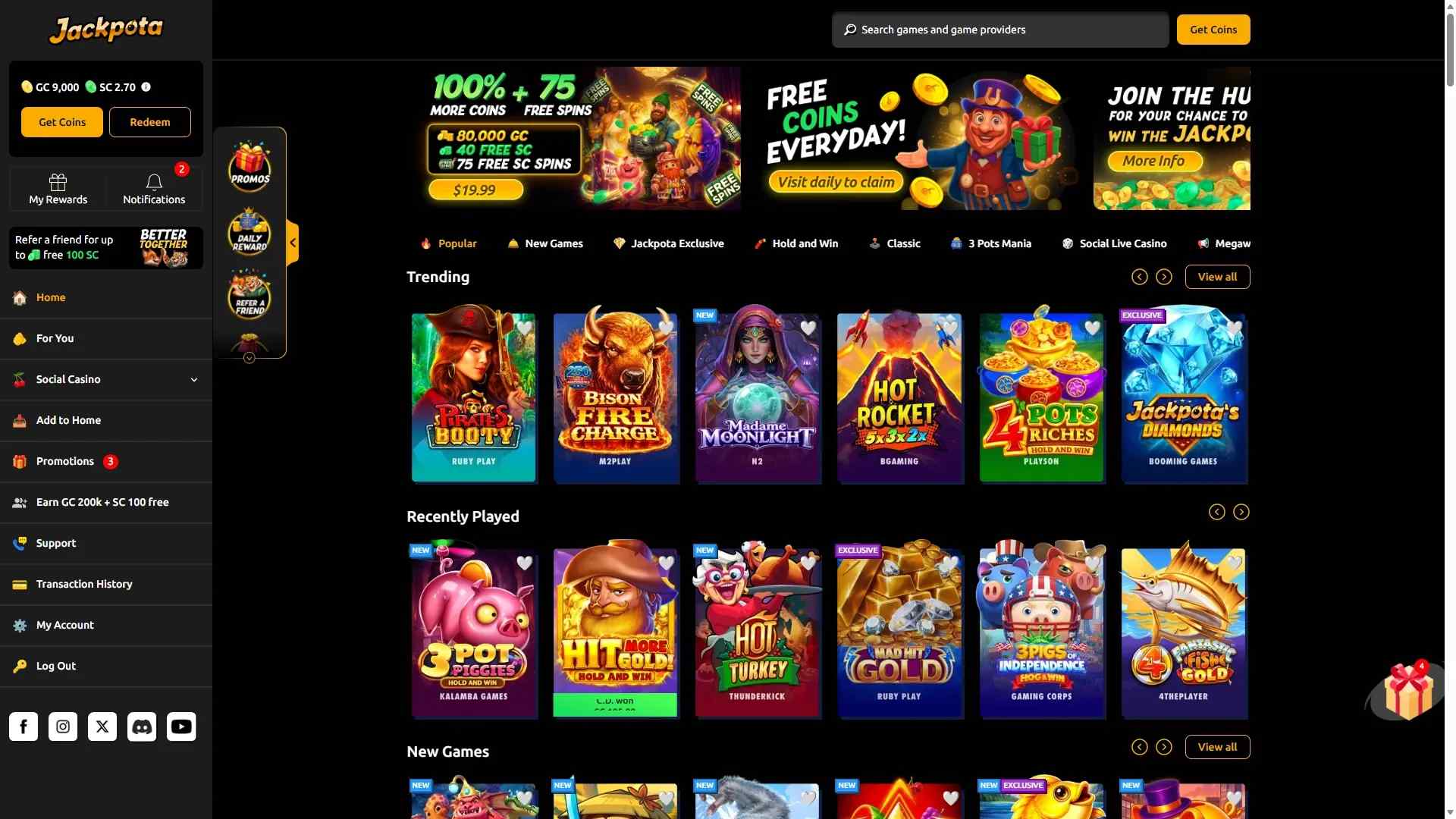 Jackpota Games